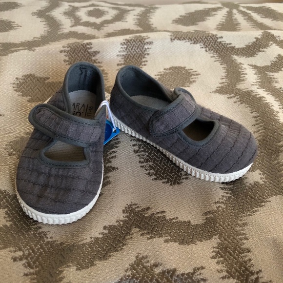 ZARA MINI COTTON SHOES Sz 6-9 - Picture 12 of 14